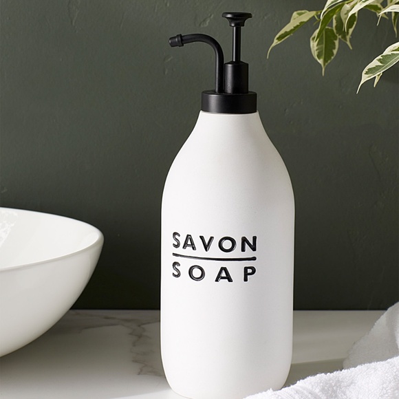 Simons Maison⎜Oversized Apothecary Soap Dispenser⎜White - Picture 1 of 7